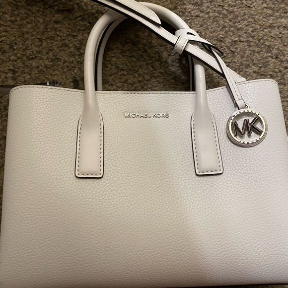 Michael Kors Handbags - Rare!! Michael Kors Ruthie - Small Satchel - White -Gently Used